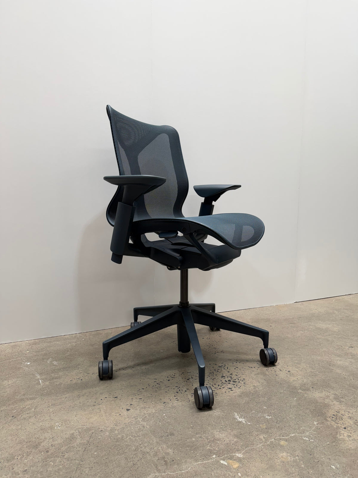 Herman Miller Cosm Chair – Low Back, Nightfall, Height-Adjustable Arms – view 12 – pre-owned