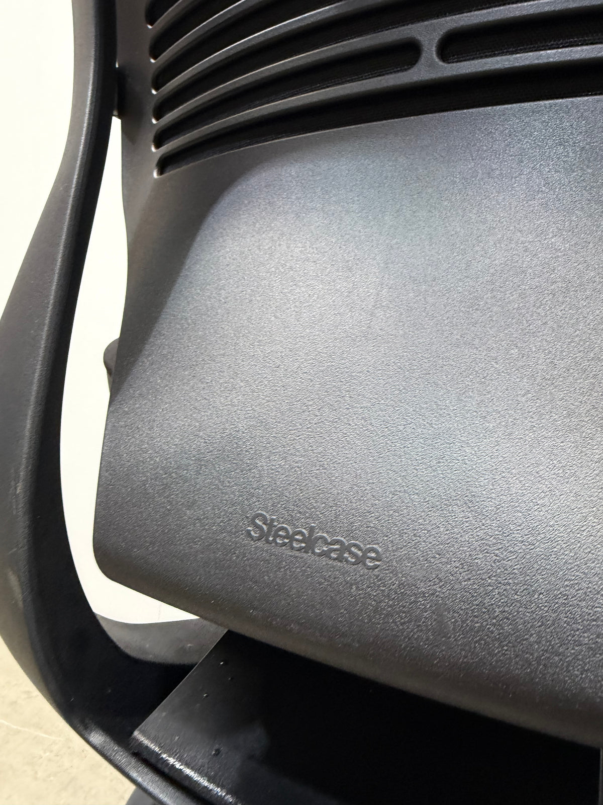Steelcase Gesture Drafting Stool – Black Fabric, No Arms – view 8 – pre-owned