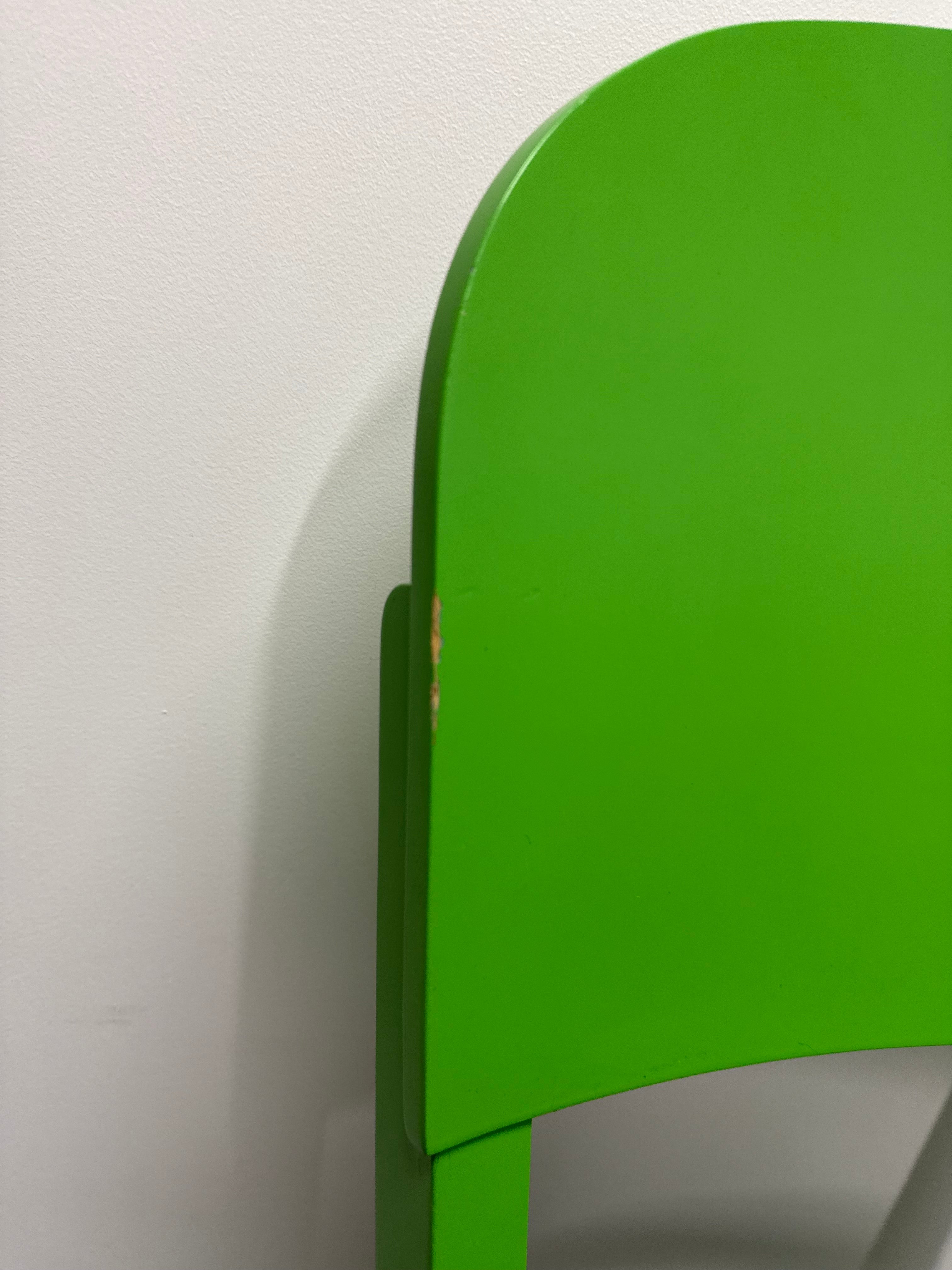 Billiani Aloe Dining Chair by Werther Toffoloni - Green (Made in Italy)