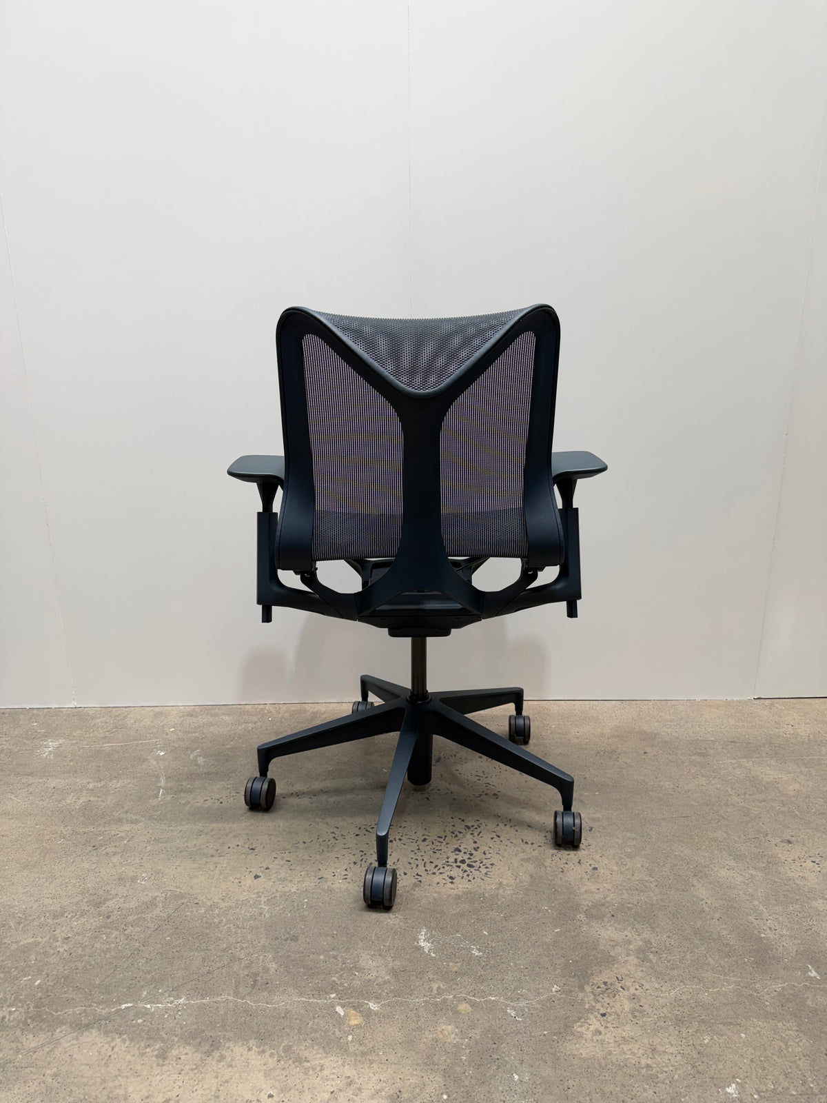 Herman Miller Cosm Chair – Low Back, Nightfall, Height-Adjustable Arms – view 7 – pre-owned