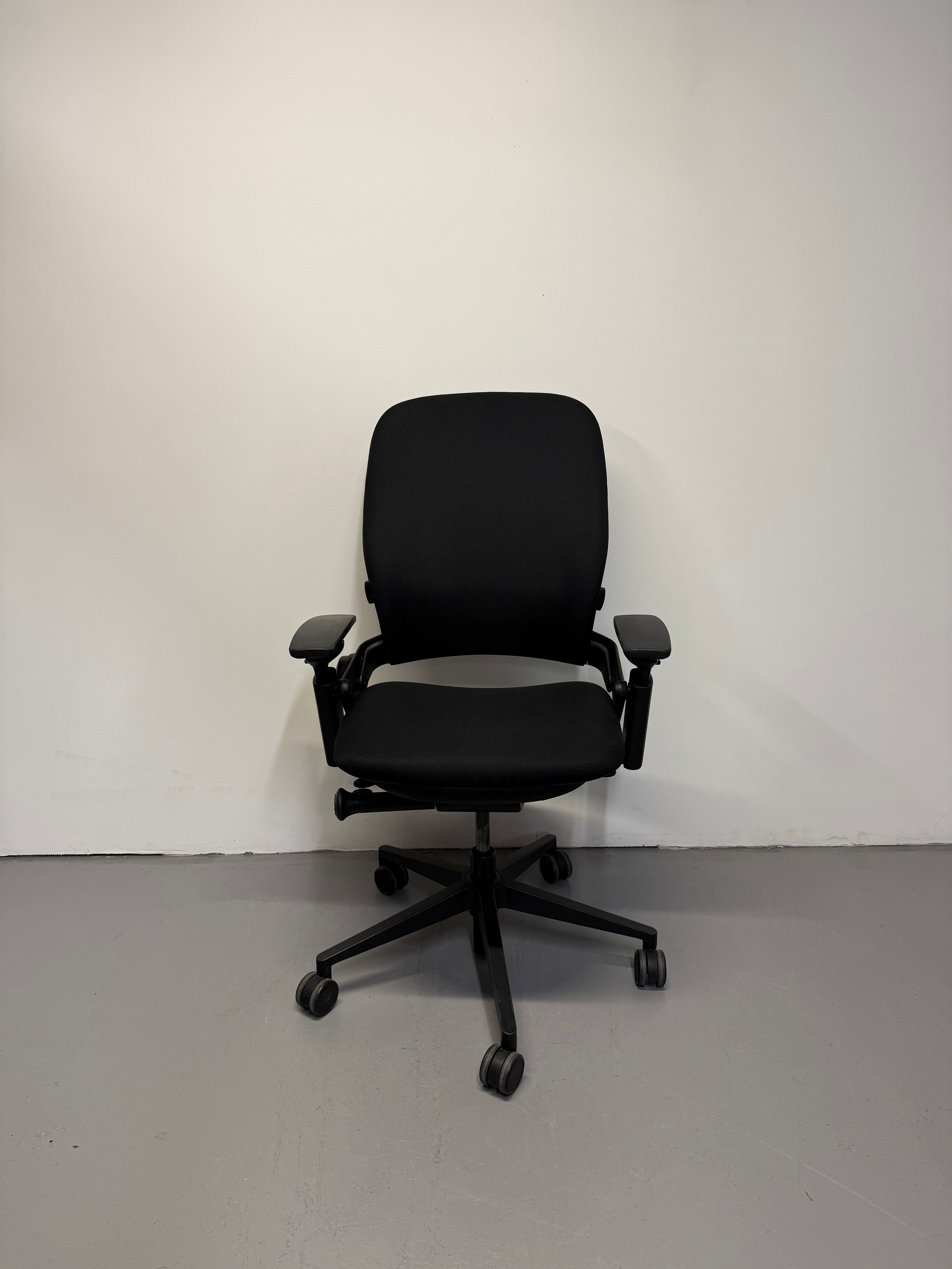 Steelcase Leap V2 Ergonomic Office Chair – Black with Arms