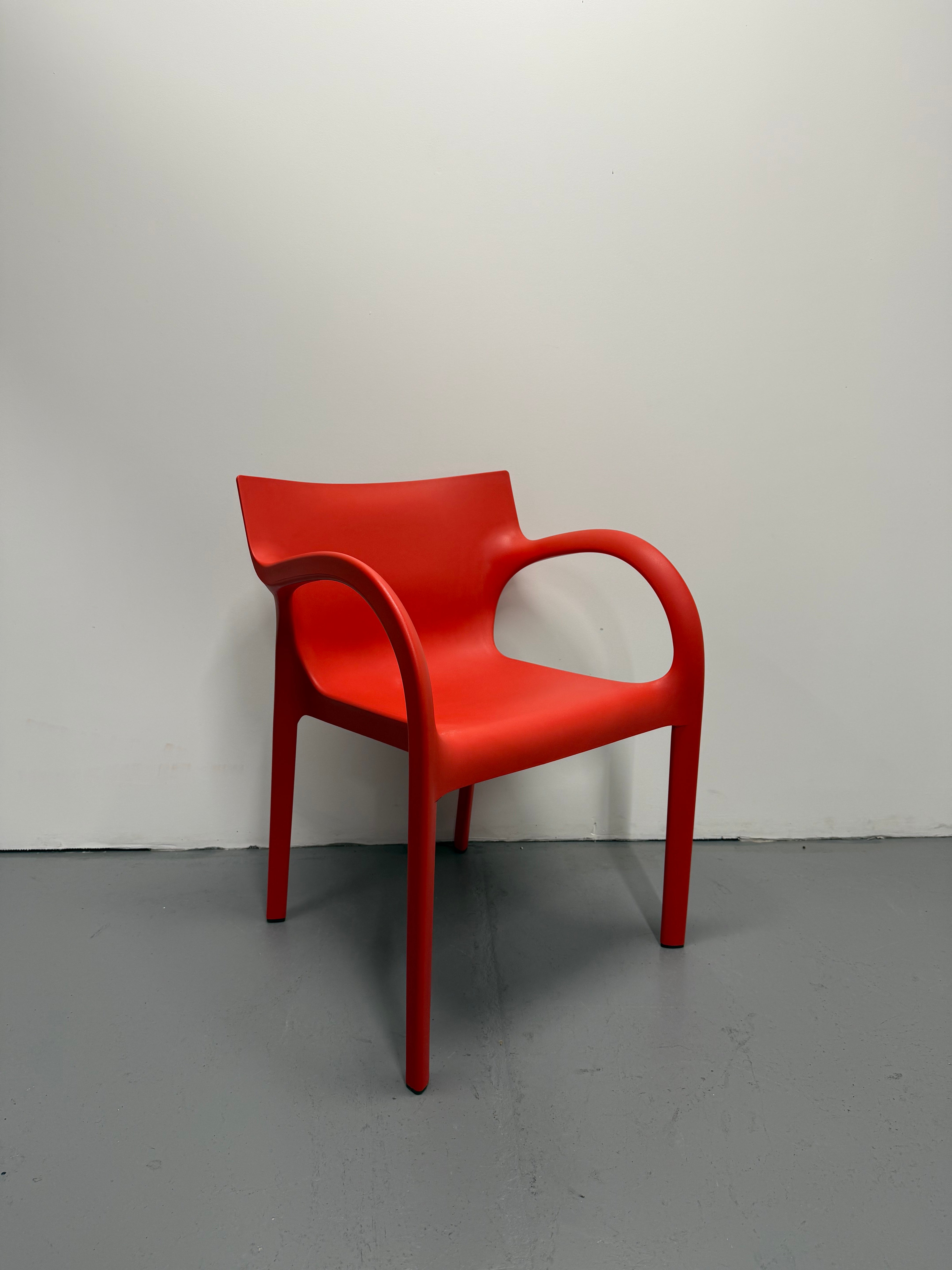 Segis Poppy Star Outdoor Chair – Red (4-Leg Base)