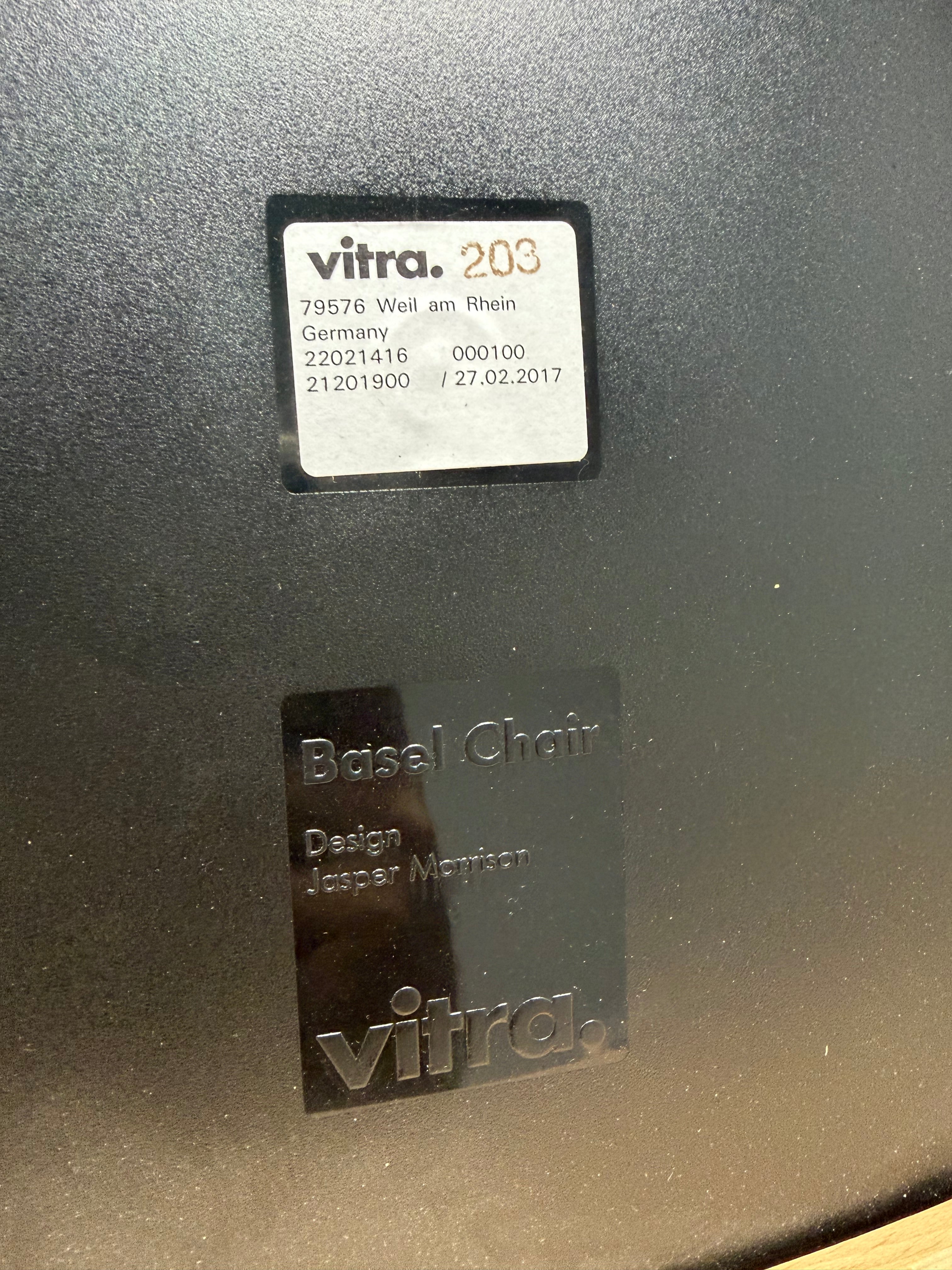 Vitra Basel Chair by Jasper Morrison – Black & Natural Wood