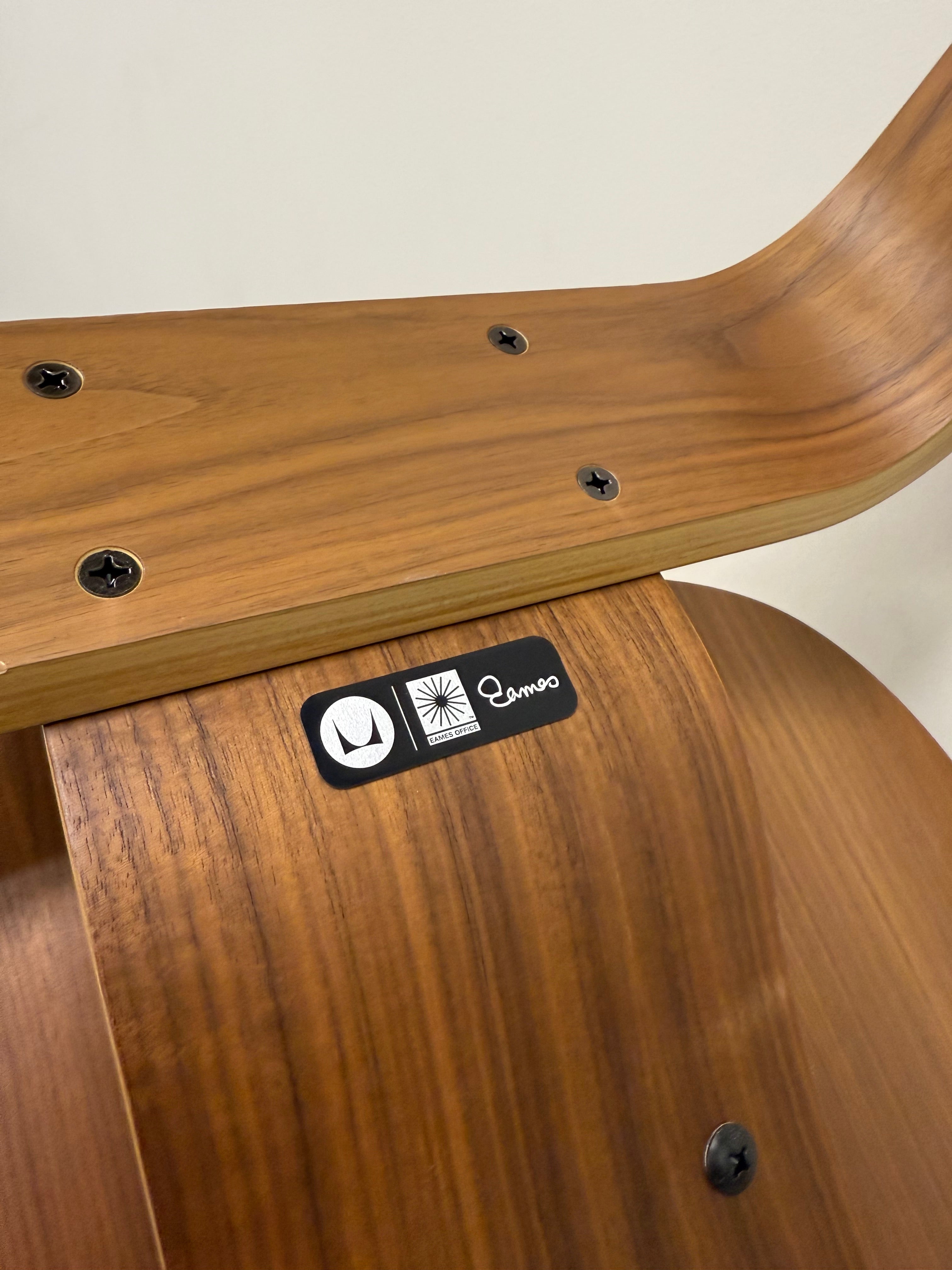 Eames LCW Lounge Chair – Molded Plywood Classic in Walnut Finish