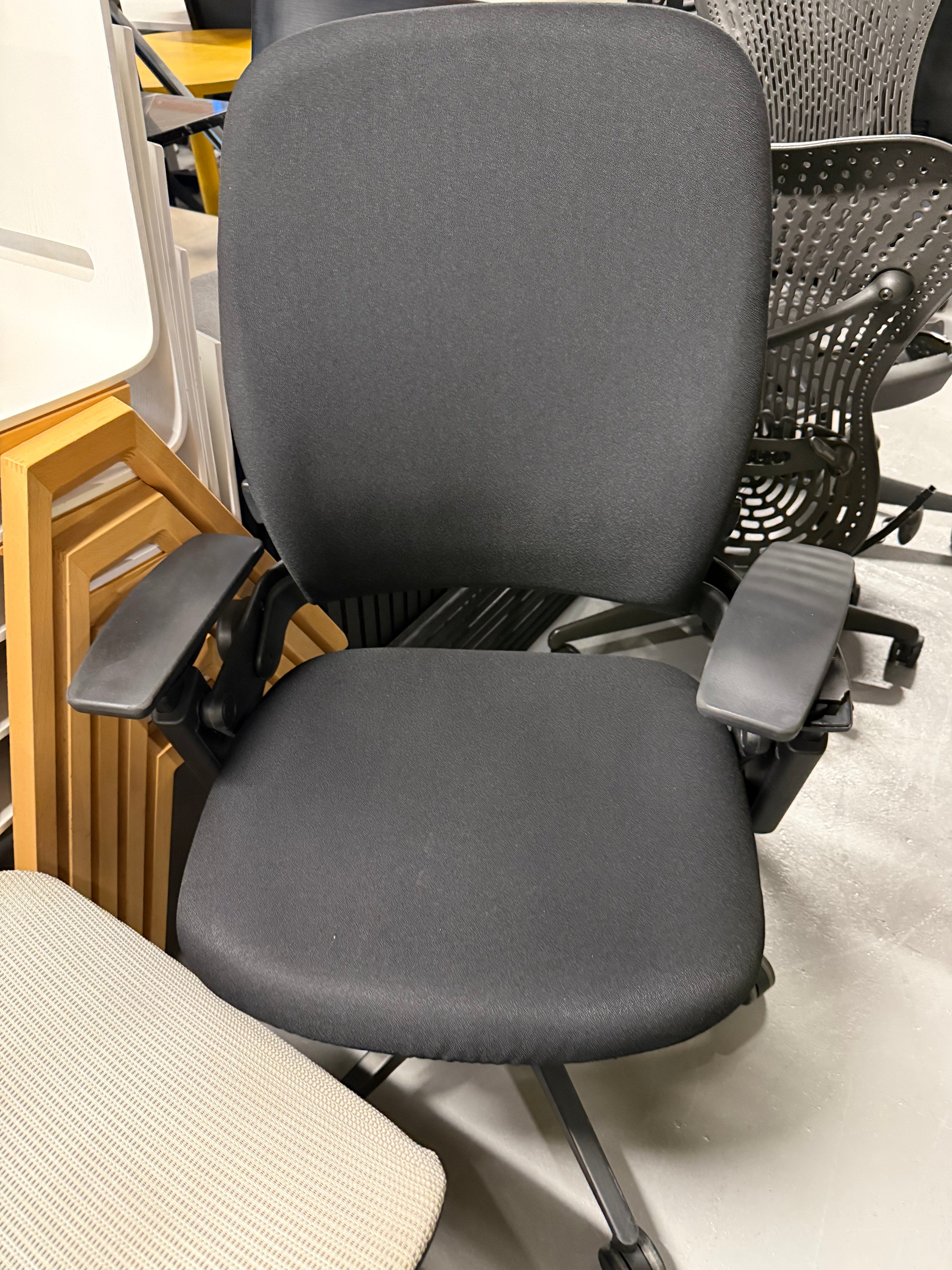 Steelcase Leap V2 Ergonomic Office Chair – Black with Arms