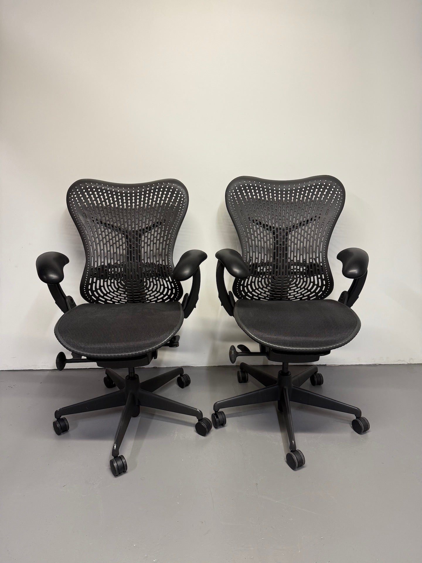 Herman Miller Mirra 1 Office Chair with Armrests - Black/Black - Refurbished