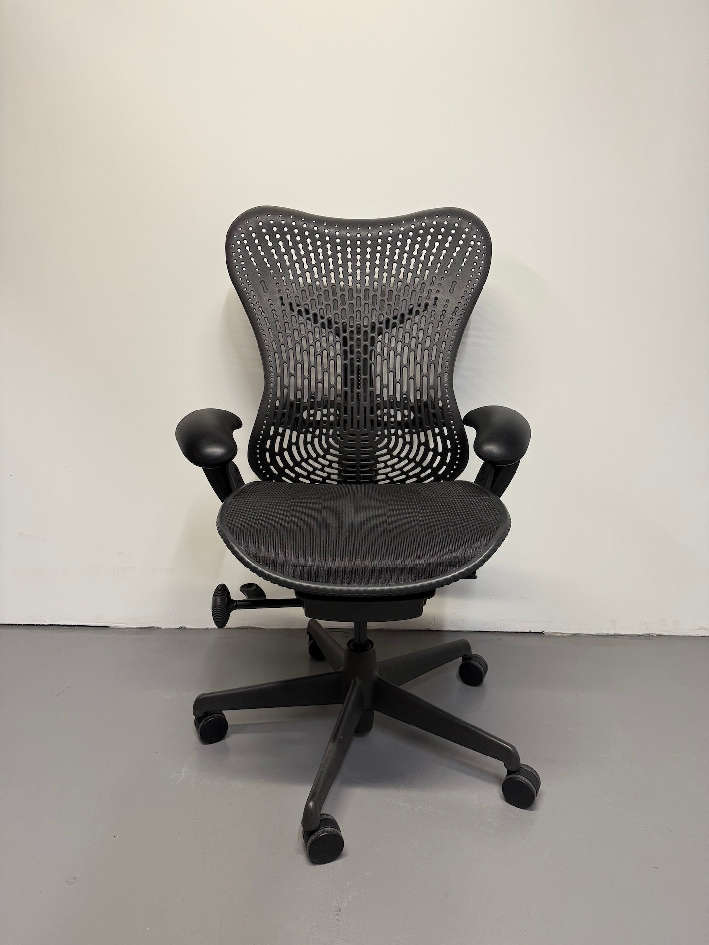Herman Miller Mirra 1 Office Chair with Armrests - Black/Black - Refurbished