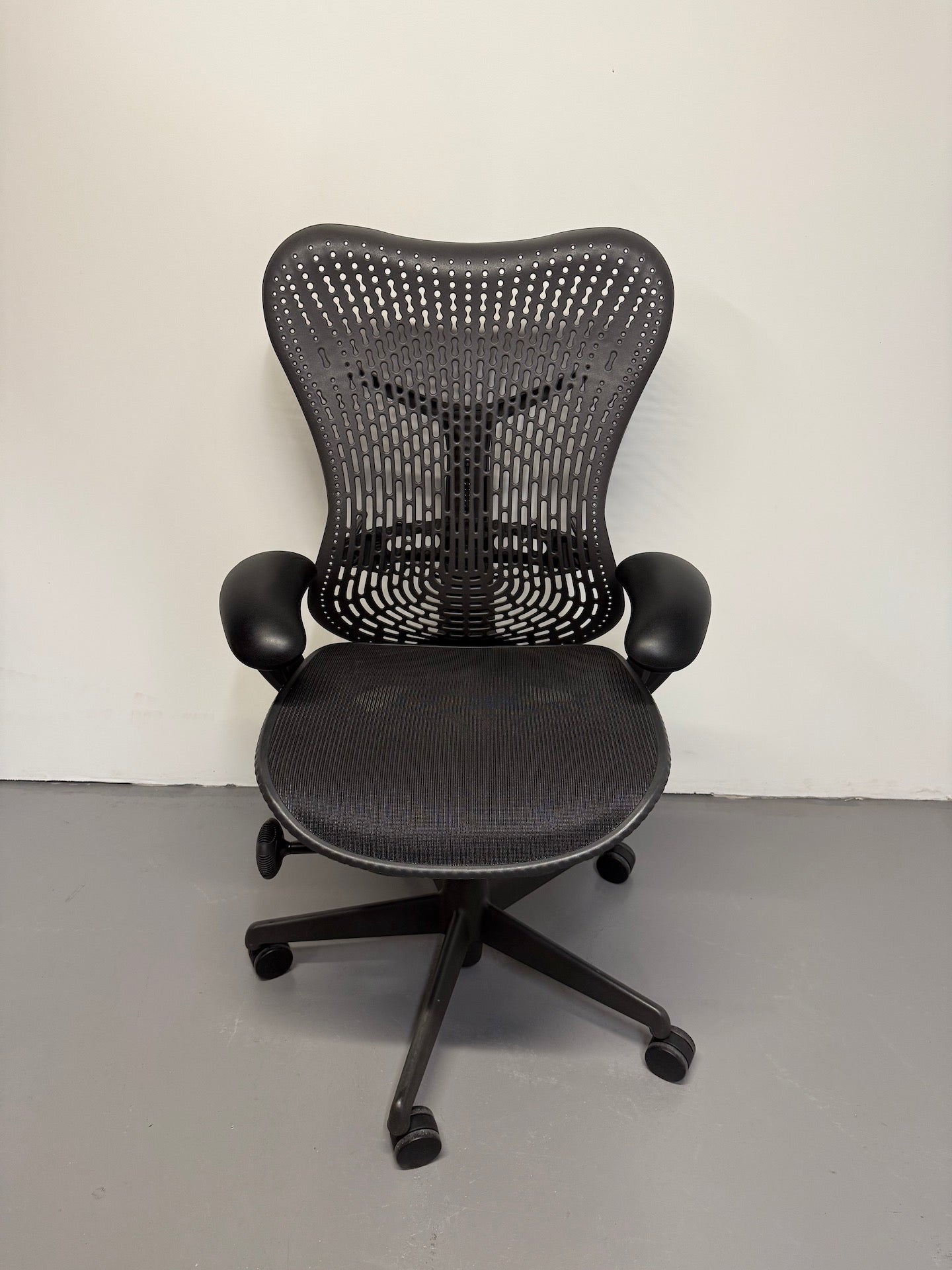Herman Miller Mirra 1 Office Chair with Armrests - Black/Black - Refurbished