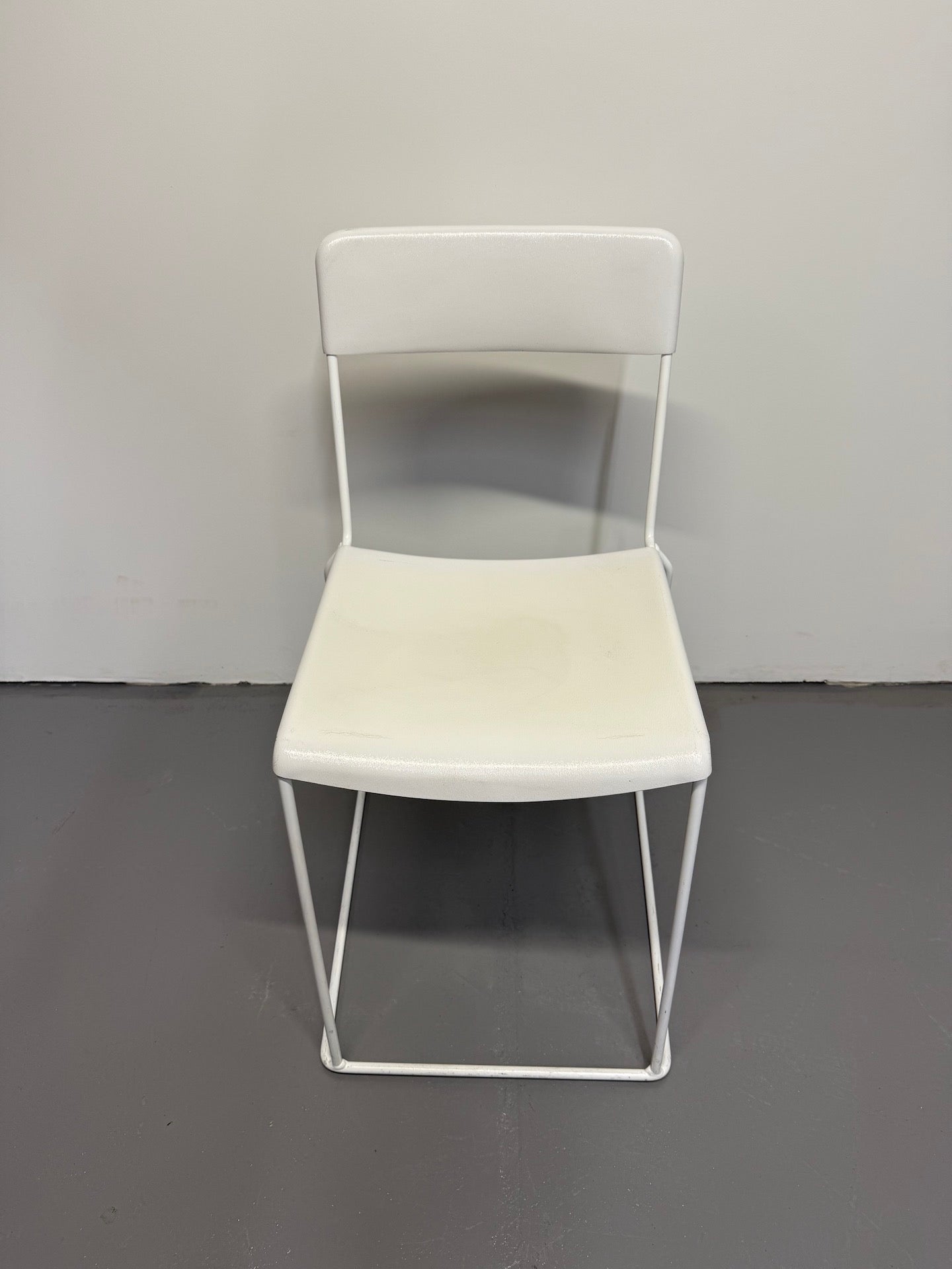 Barbera Design – Uccio Stackable Chair (White Plastic Version)