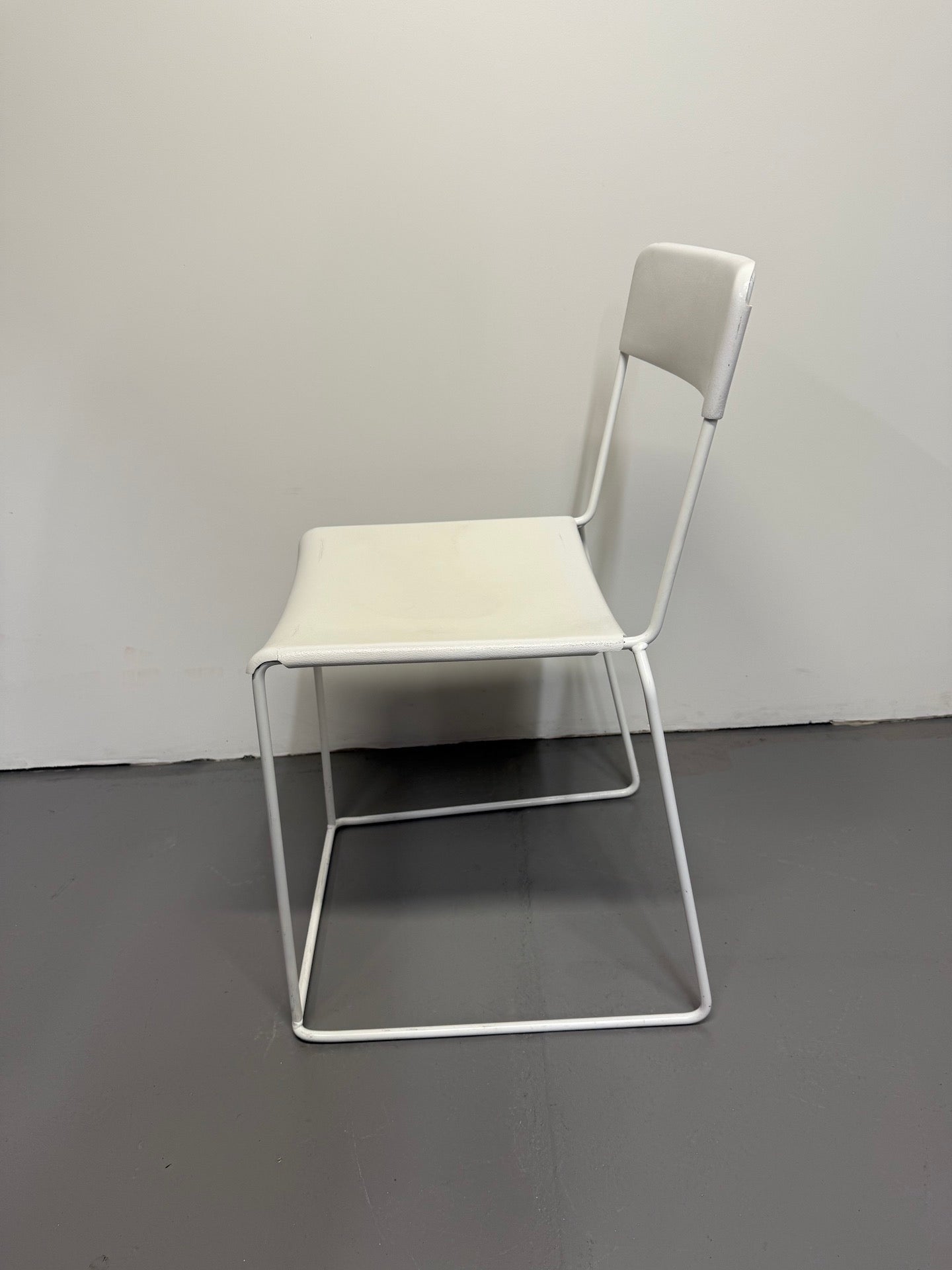 Barbera Design – Uccio Stackable Chair (White Plastic Version)