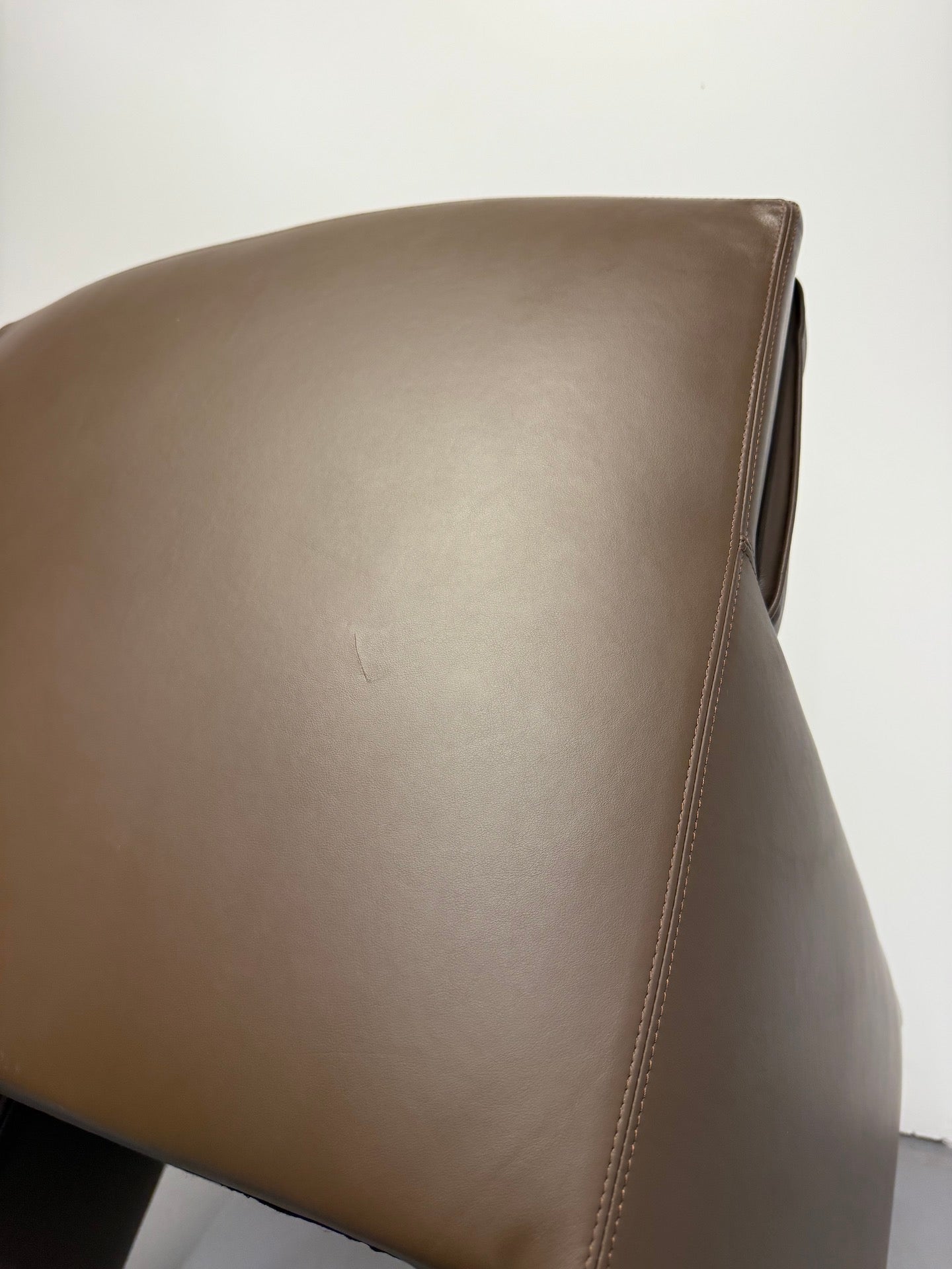 B&B Italia Posa Armchair – Italian Design by Antonio Citterio - Brown Leather