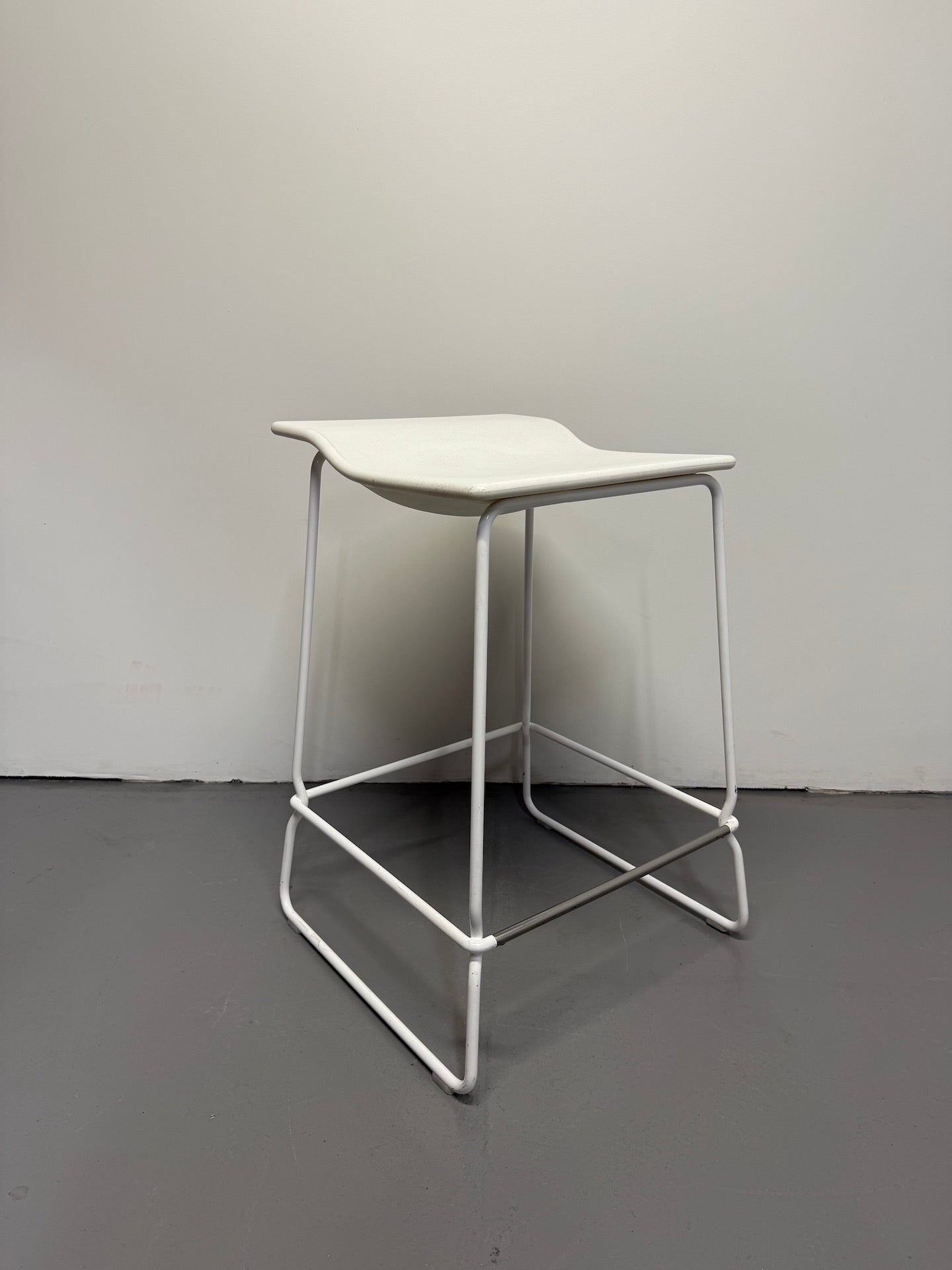 Viccarbe Last Minute by Patricia Urquiola - Medium Stool - White