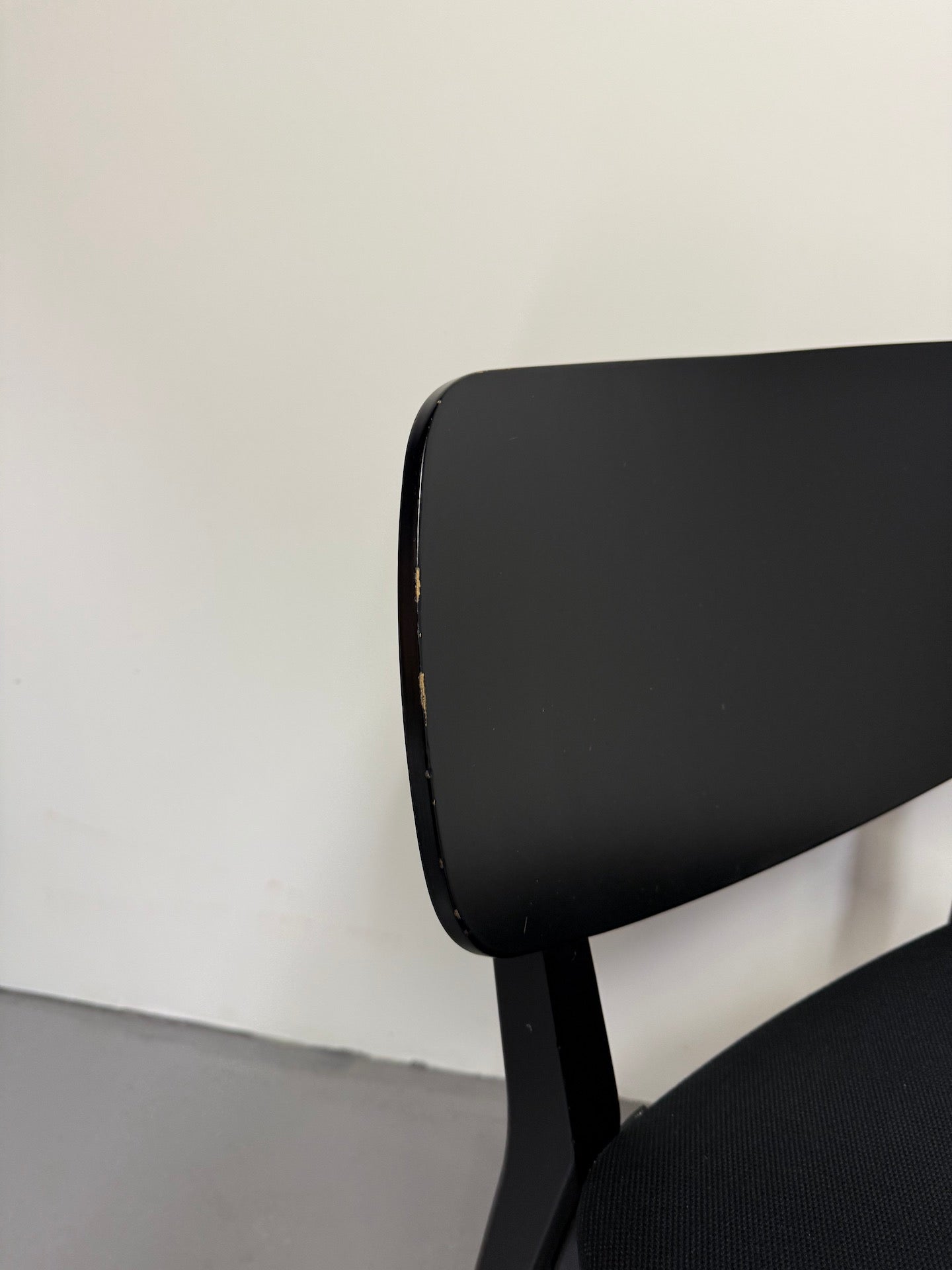 Billiani Doll 551 Dining Chair – All Black with Black Fabric Seat