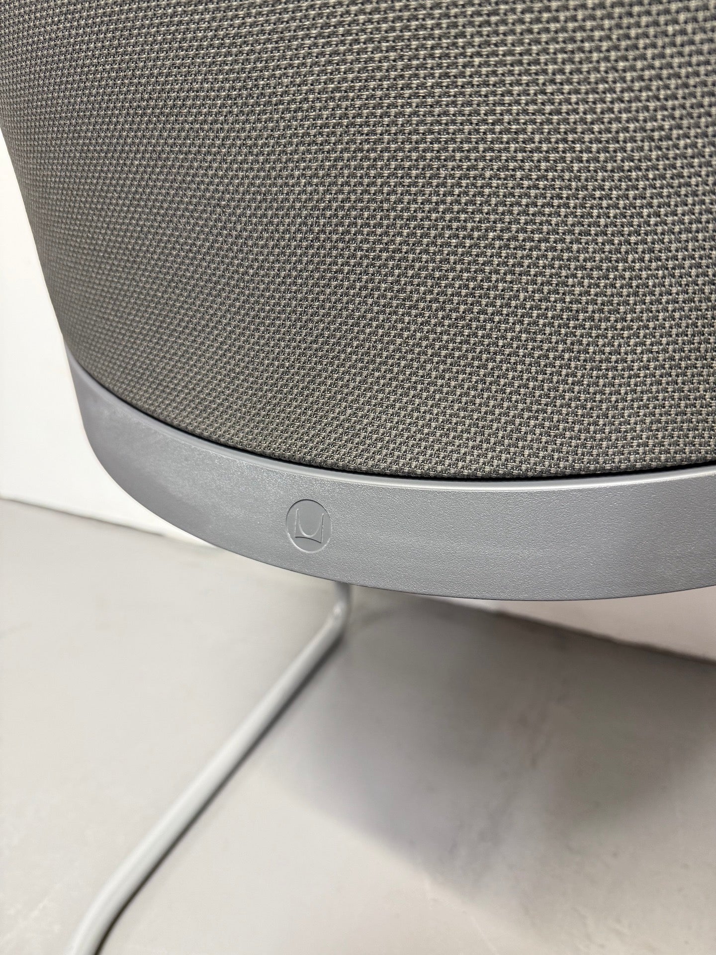 RARE Herman Miller Sayl Side Chair - Sled Base with fixed Arms (Grey Suspension Back)