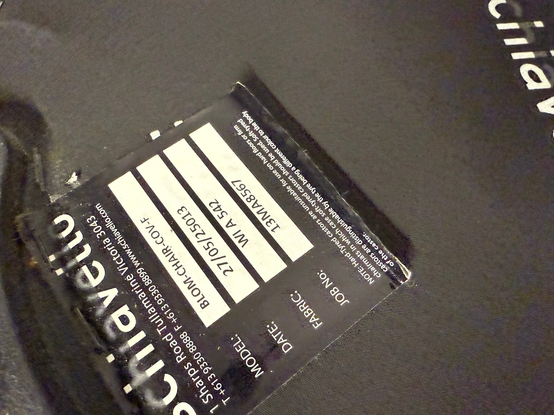 Schiavello Blom Armchair – Black Upholstery