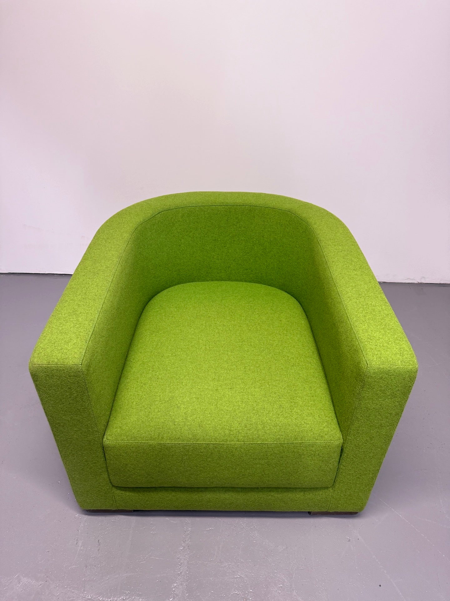 Jardan Oscar Tub Arm Chair – Lime Green Upholstery