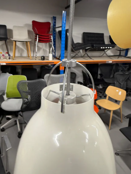 Authentic Fritz Hansen Caravaggio Pendant P3 - White