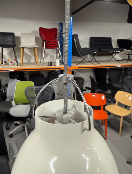 Authentic Fritz Hansen Caravaggio Pendant P3 - White