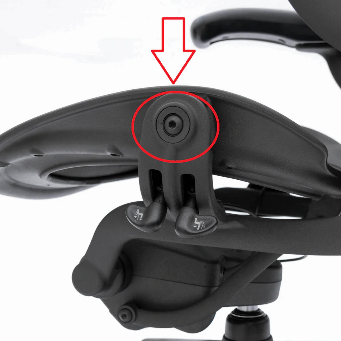 Herman Miller Aeron Classic Hip Pivot Seat Pan Bolt – Replacement Part