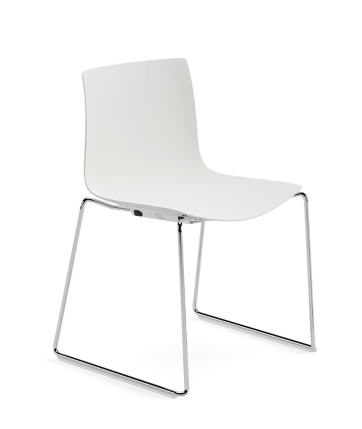 Arper Catifa 46 Chair – White Gloss Back