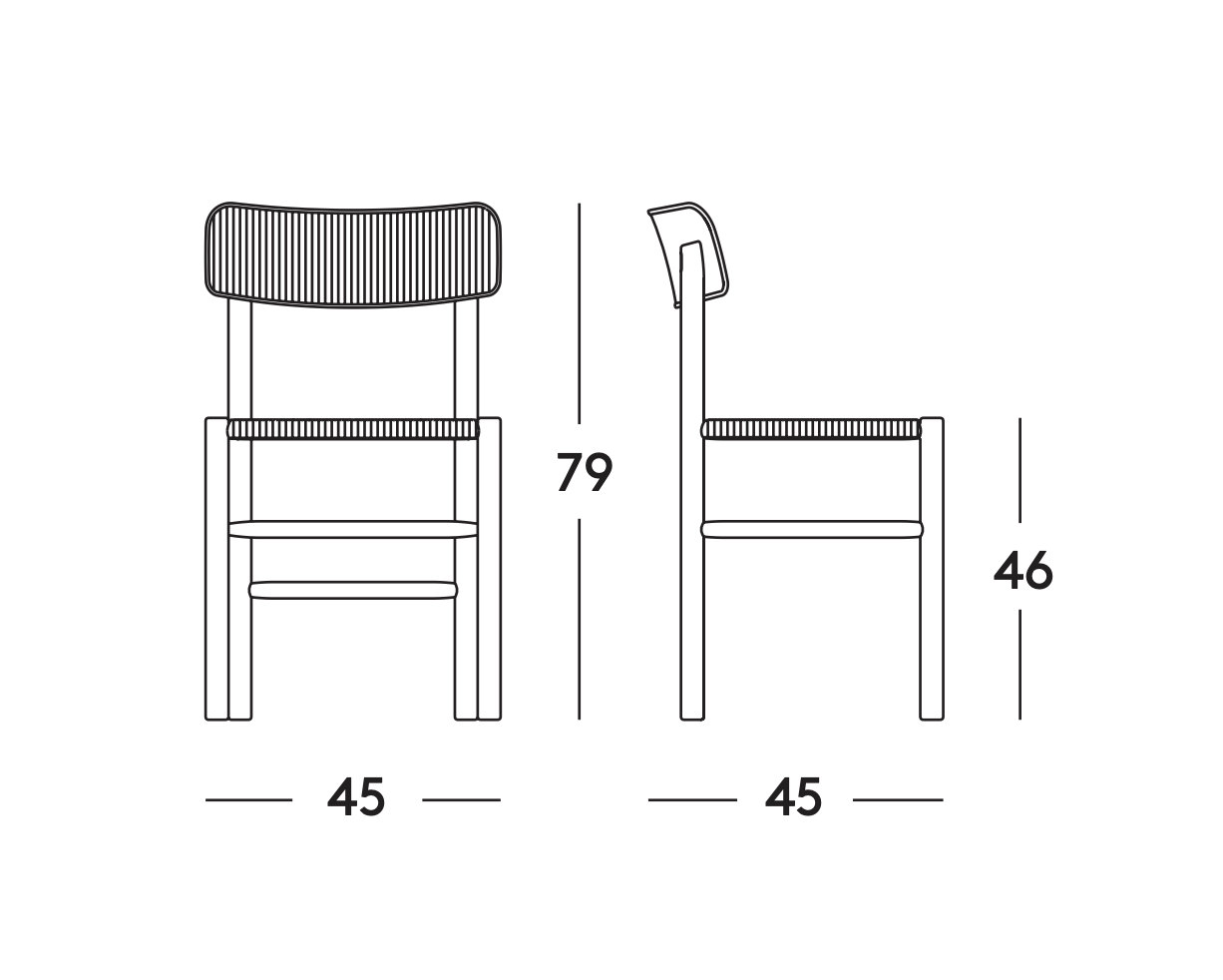 RARE Jasper Morrison ‘Trattoria’ Chairs for Magis – Sky Blue (6x Available)