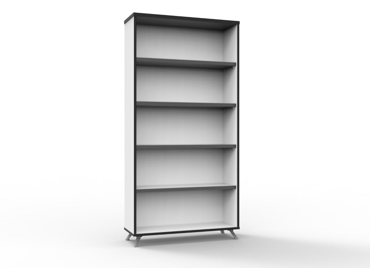 Bookcase with Aluminium Legs