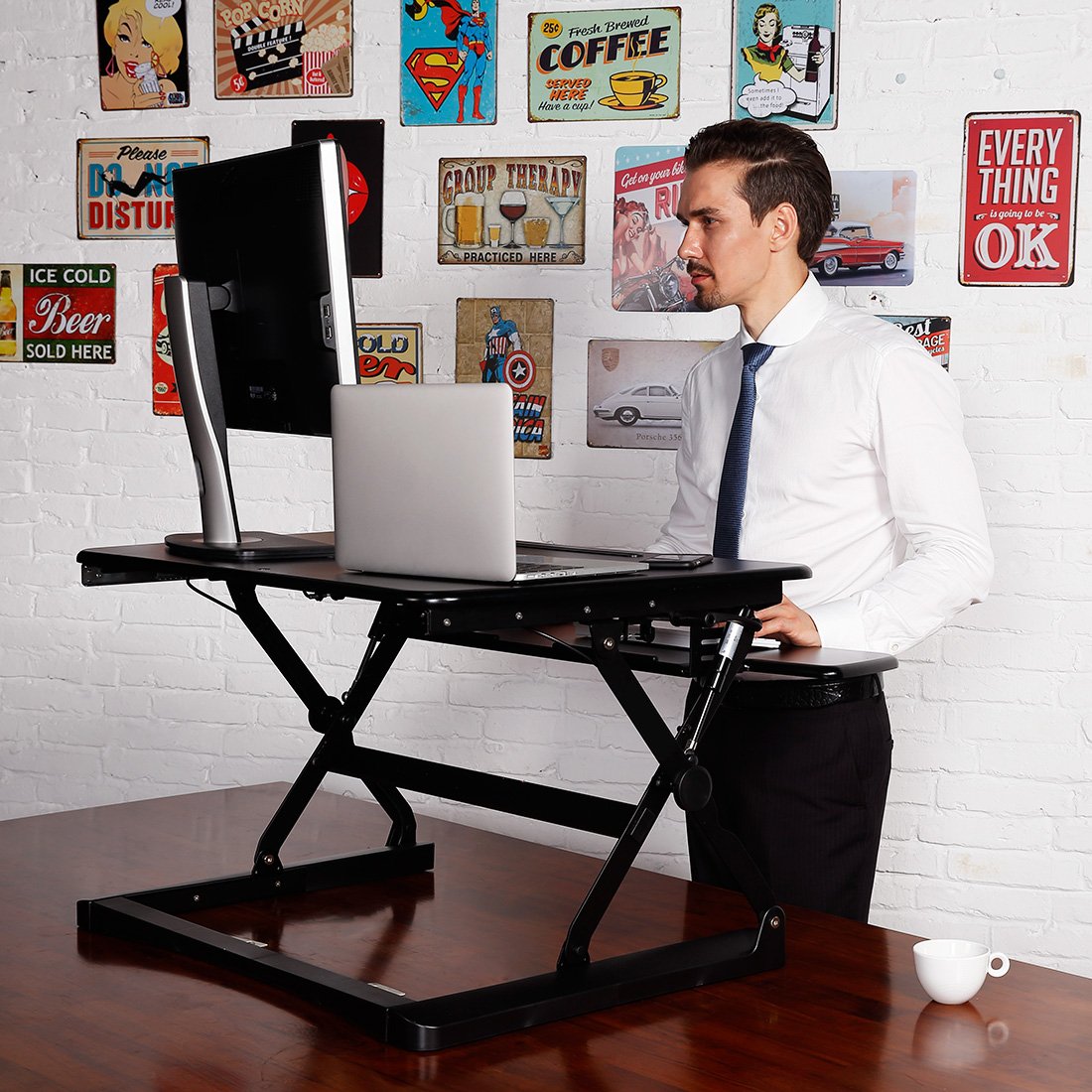 Sit-Stand Desk Converter