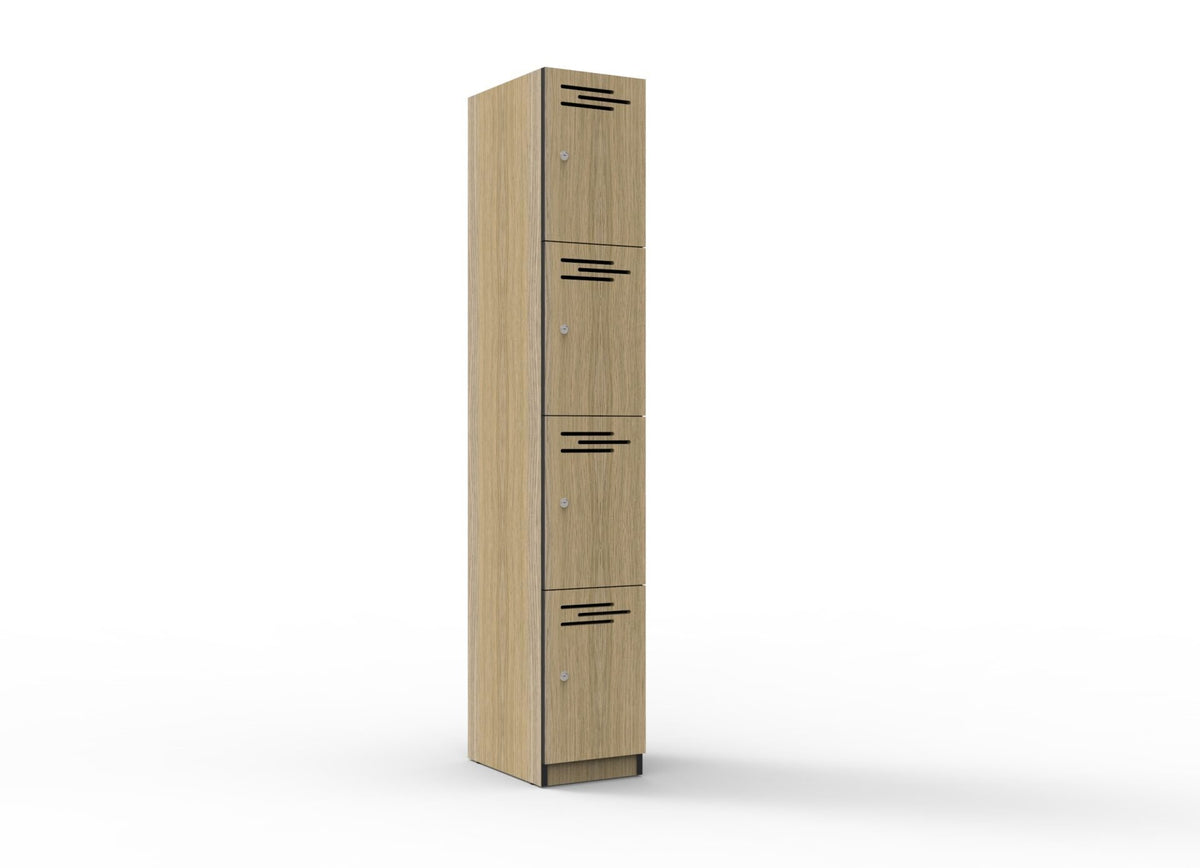 Timber Look Staff Locker – 2 or 4 Doors