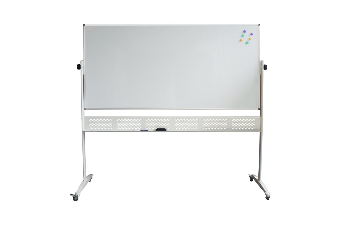 Mobile Whiteboard – Porcelain, Double Sided