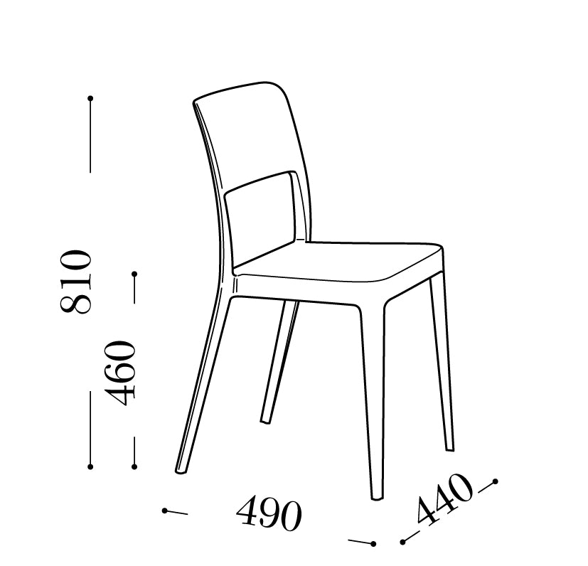 Midj Nenè S Chair – Sand Colour