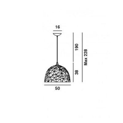Diesel with Foscarini Rock Suspension Pendant Lamp – Ludovica & Roberto Palomba